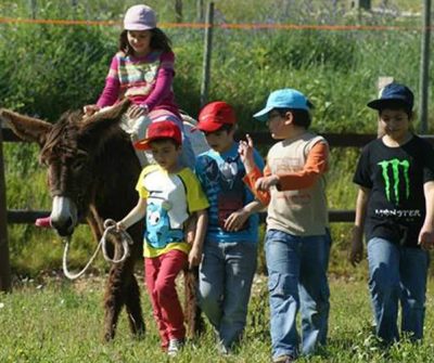 crianças na Burro Ville