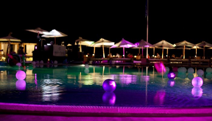 piscina nocturna no Nosolo Água